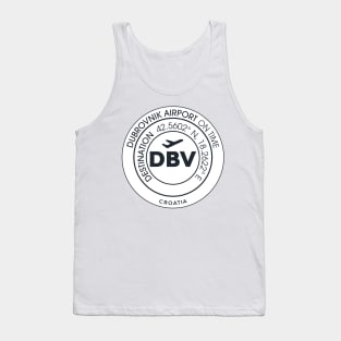 Airport code DBV Dubrovnik Tank Top